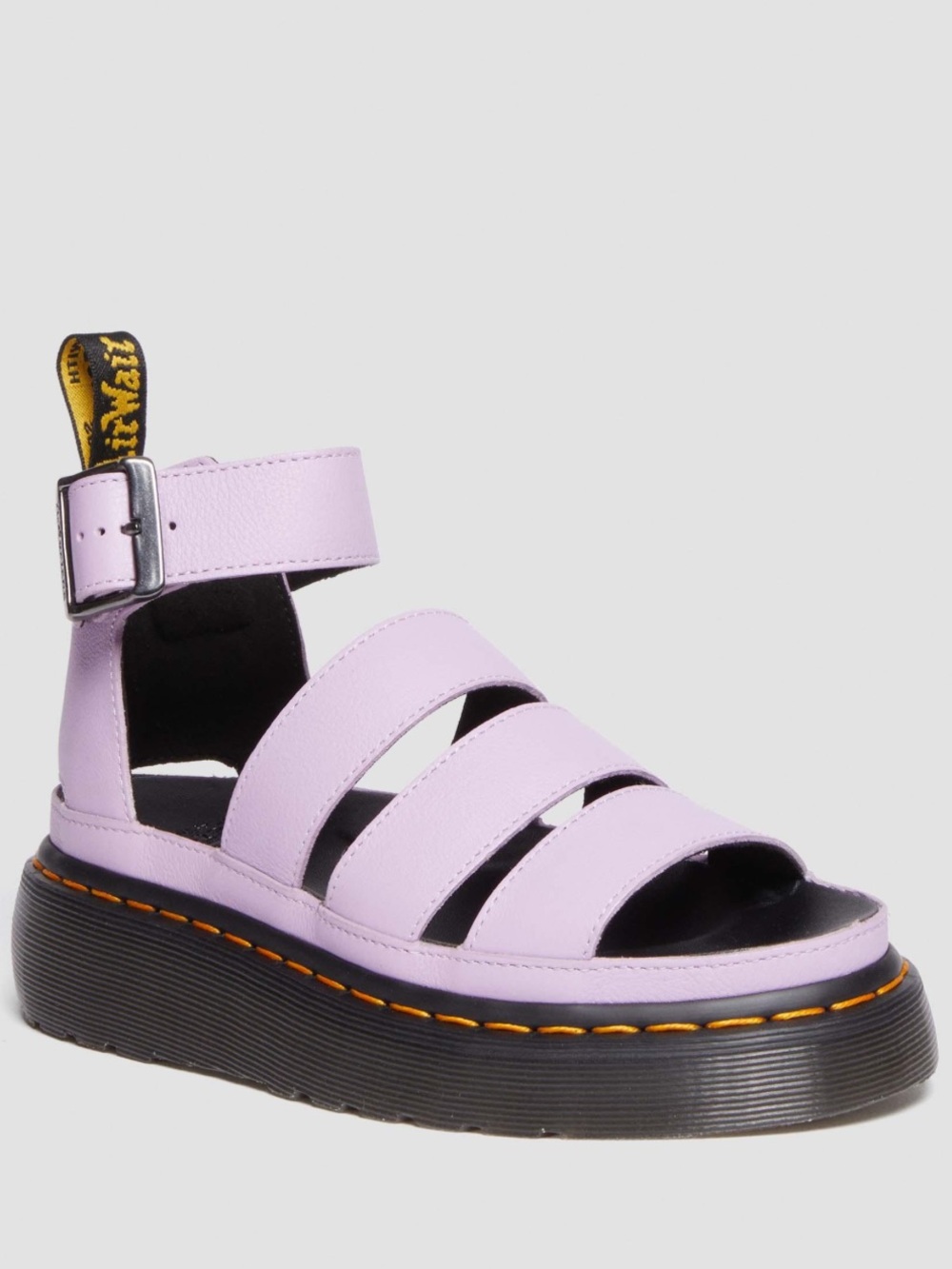 Dr. Martens CLARISSA II PISA LEATHER PLATFORM STRAP SANDALS